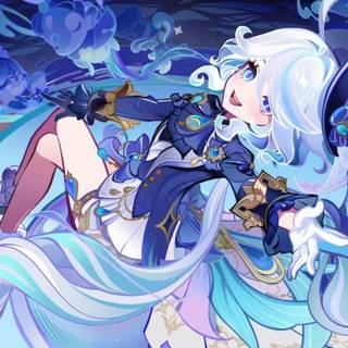 Furina computer wallpaper