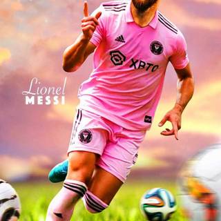 Messi Inter Miami iPhone wallpaper