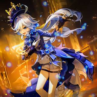 Furina computer wallpaper