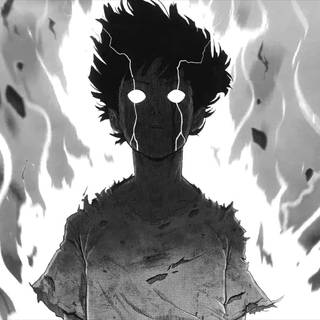 Black and white anime PlayStation wallpaper