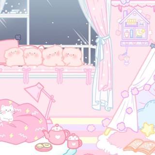Cute Kawaii aesthetic wallpaper