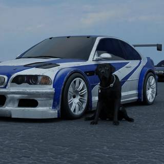 BMW M3 GTR NFS wallpaper