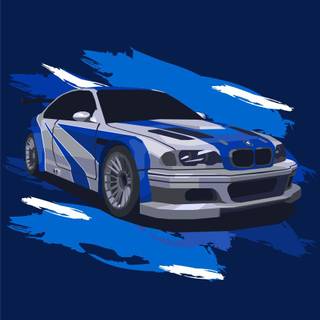 BMW M3 GTR NFS wallpaper