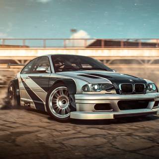 BMW M3 GTR NFS wallpaper