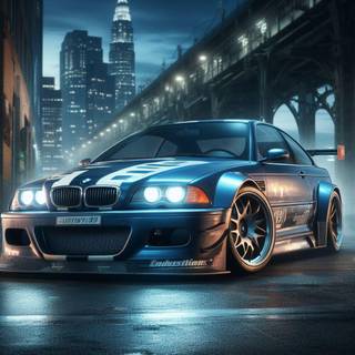 BMW M3 GTR NFS wallpaper