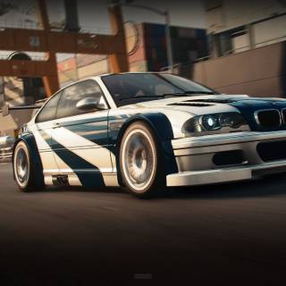 BMW M3 GTR NFS wallpaper
