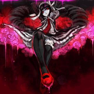 Red gothic anime wallpaper