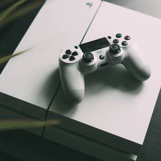 White gaming aesthetic wallpaper