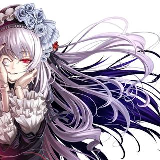 Red gothic anime wallpaper