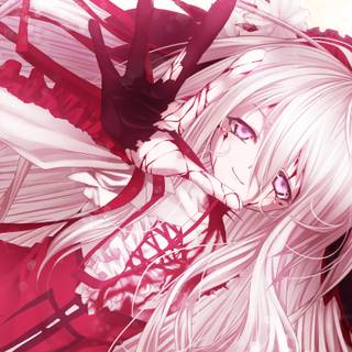 Red gothic anime wallpaper