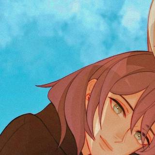 Cute anime girl PFP wallpaper