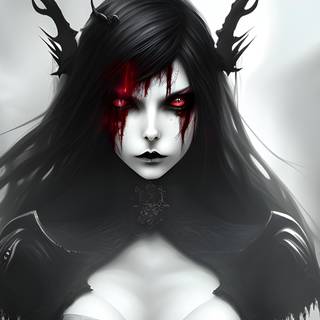 Red gothic anime wallpaper