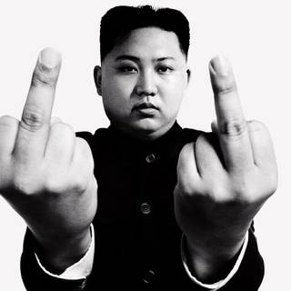 Flipping off wallpaper