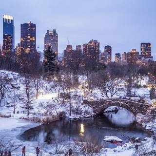 Xmas New York wallpaper