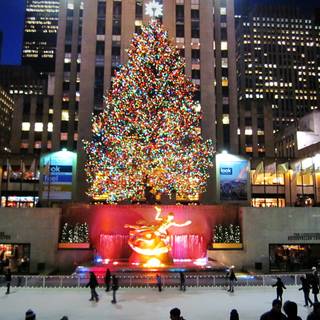 Xmas New York wallpaper