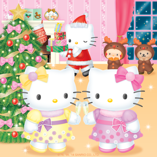 Hello Kitty and Friends winter wallpaper