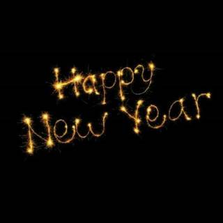 Happy New Year lights wallpaper
