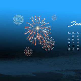 Desktop New Year 2024 wallpaper