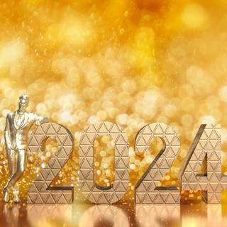 Desktop New Year 2024 wallpaper