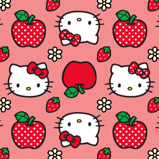 Spring Sanrio desktop wallpaper