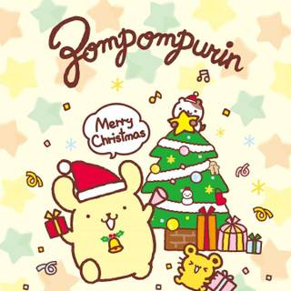 Christmas Pompompurin wallpaper