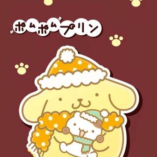 Christmas Pompompurin wallpaper