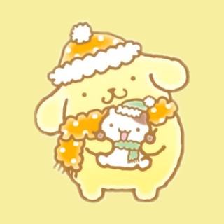 Christmas Pompompurin wallpaper