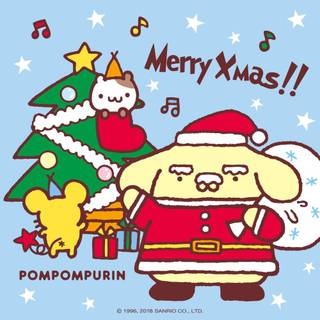 Christmas Pompompurin wallpaper