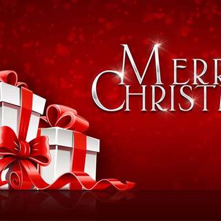 Merry Christmas red wallpaper