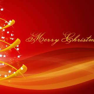 Merry Christmas red wallpaper