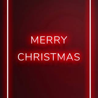 Merry Christmas red wallpaper