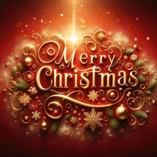 Merry Christmas red wallpaper