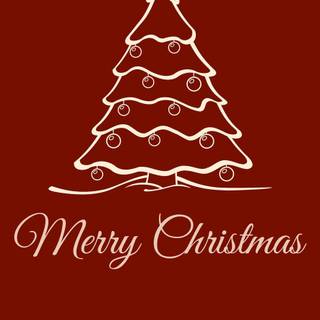 Merry Christmas red wallpaper