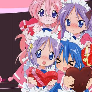 Valentine's Day anime wallpaper