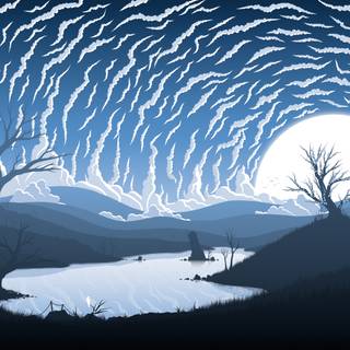 4k winter pixel art wallpaper