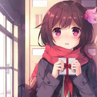 Valentine's Day anime wallpaper