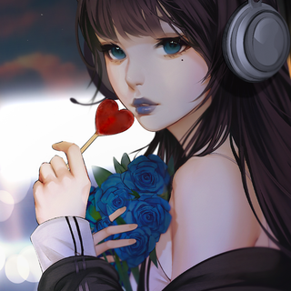 Valentine's Day anime wallpaper