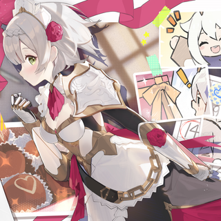 Valentine's Day anime wallpaper