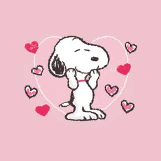 Snoopy Valentines Day wallpaper