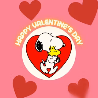 Snoopy Valentines Day wallpaper