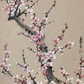 Chinese flower wallpaper