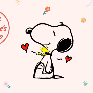 Snoopy Valentines Day wallpaper