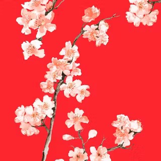Chinese flower wallpaper