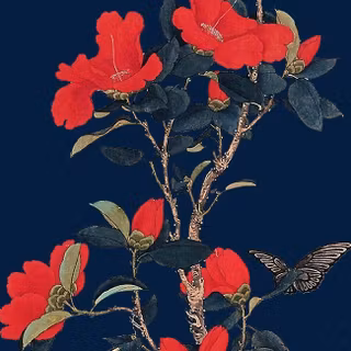 Chinese flower wallpaper