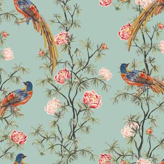 Chinese trees wallpaper