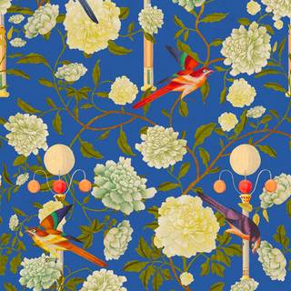 Chinese flower wallpaper