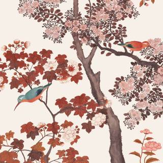 Chinese trees wallpaper