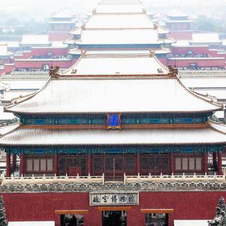 Chinese castle wallpaper