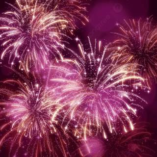 Happy New Year violet wallpaper