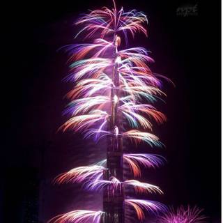 Pink New Year 2024 wallpaper